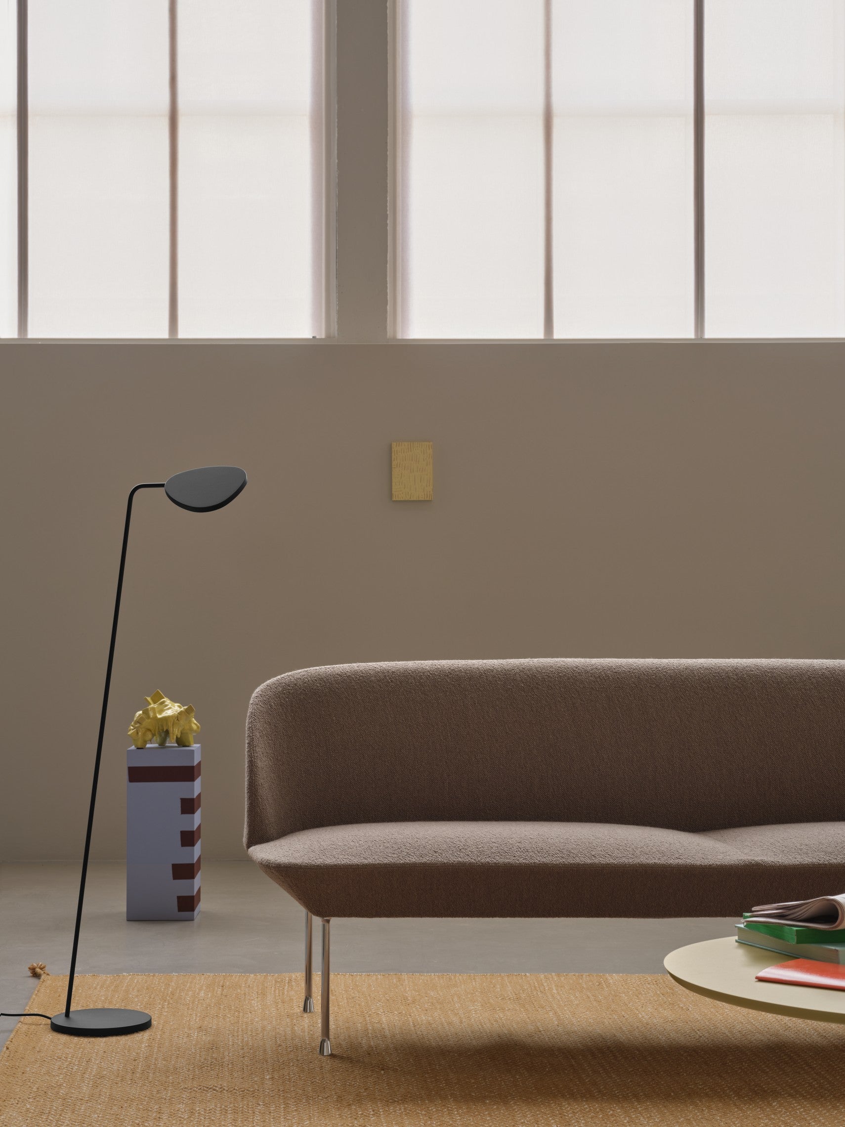 Vloerlamp LEAF zwart