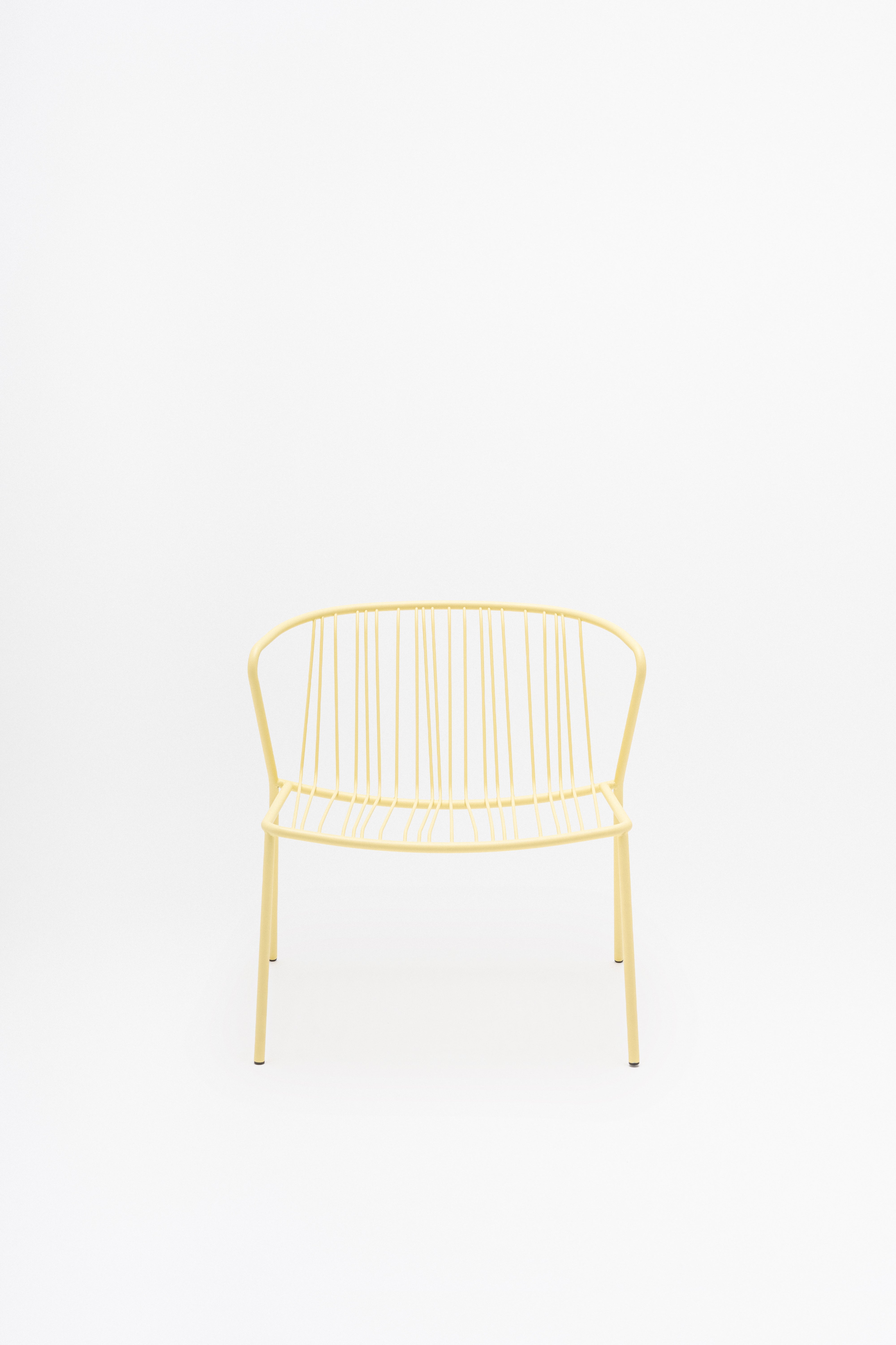 Outdoor armchair bris galvanized steel