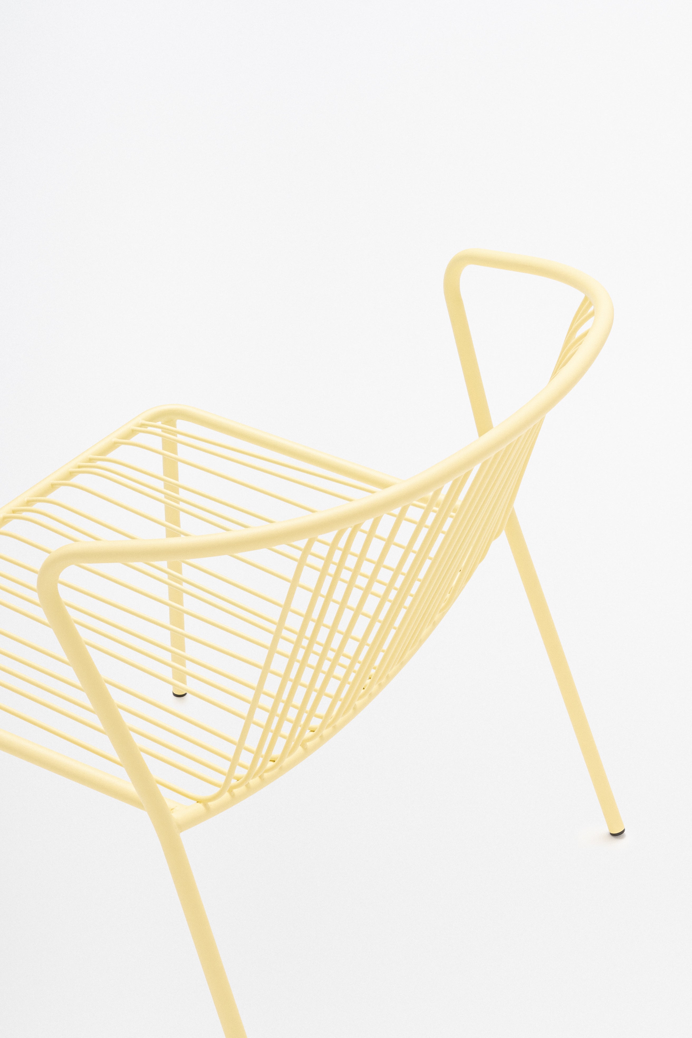 Outdoor armchair bris galvanized steel