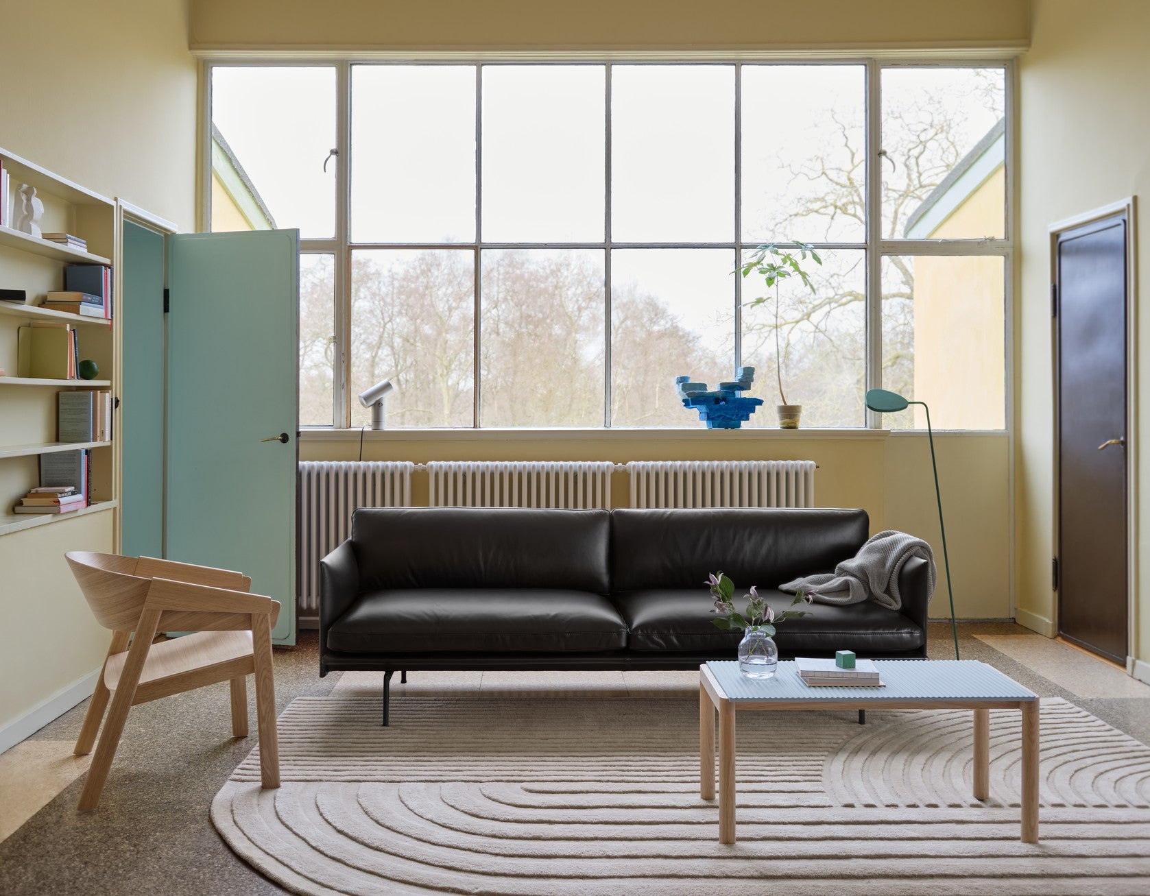 Sofa 3-zits OUTLINE gestoffeerd