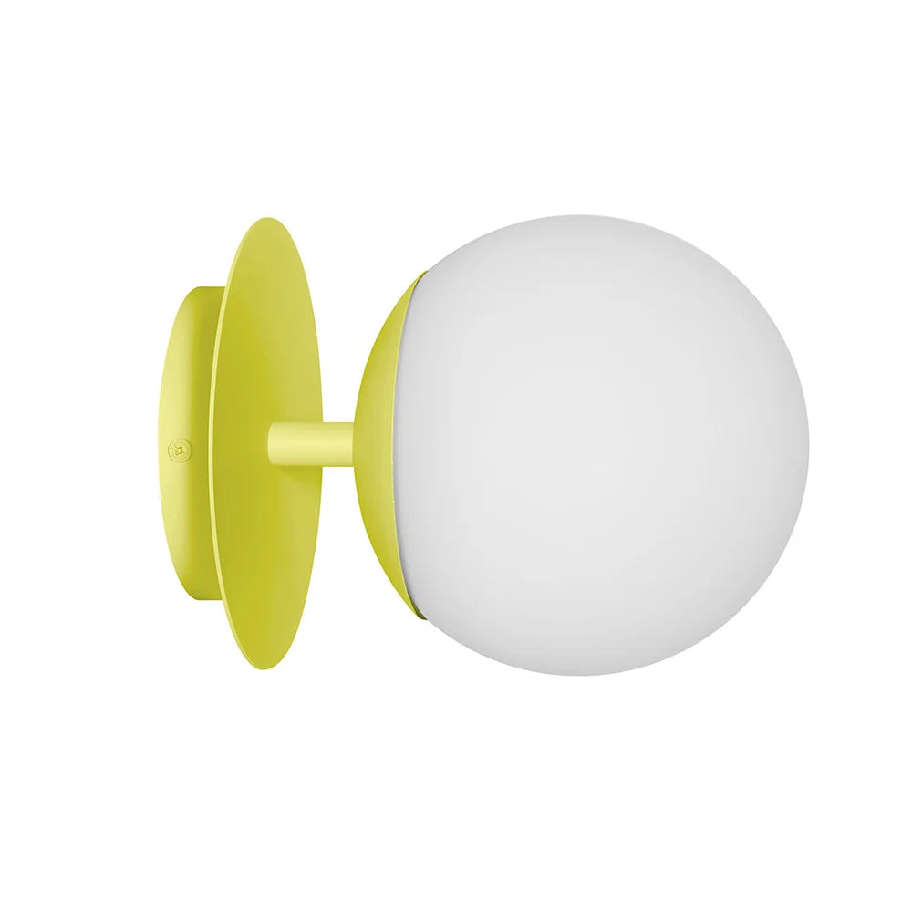 Wall lamp PLAAT light yellow