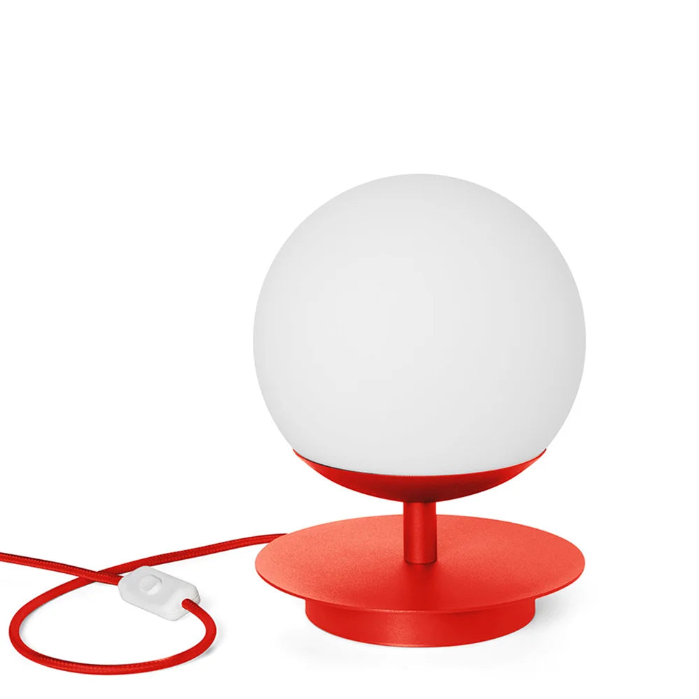 Tafellamp PLAAT rood-oranje