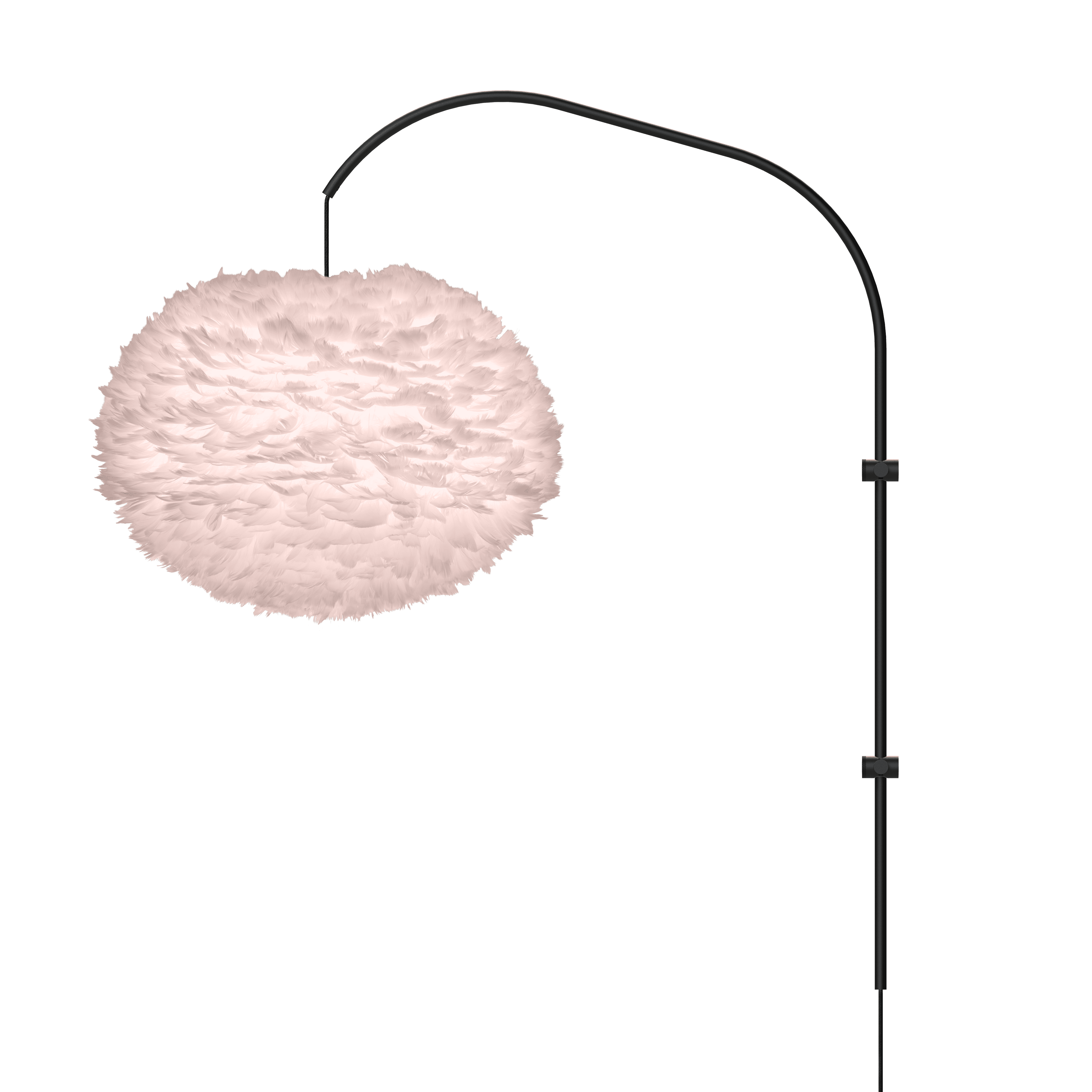 Podstawa lampy ściennej WILLOW SINGLE czarny – styl minimalistyczny