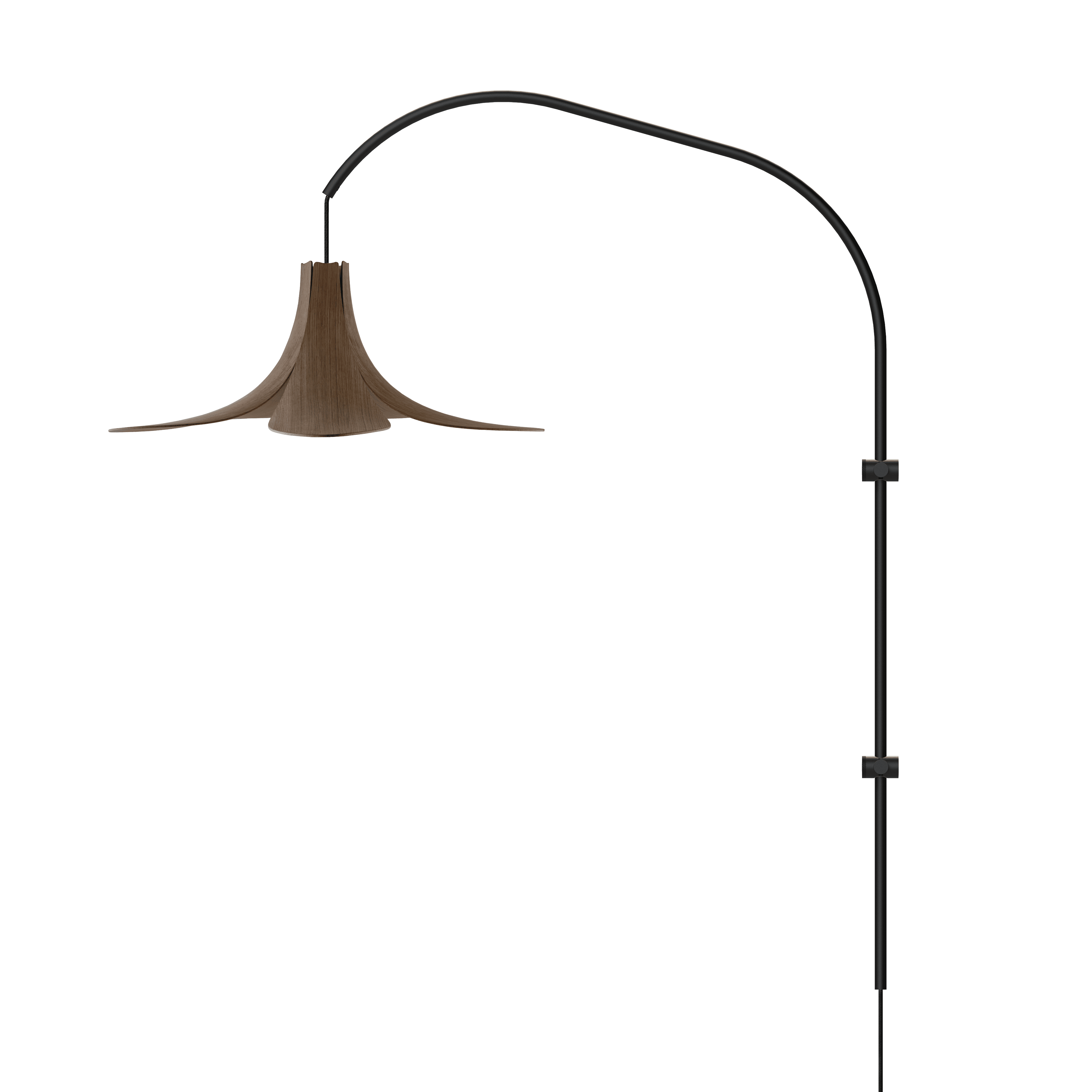 Podstawa lampy ściennej WILLOW SINGLE czarny – styl minimalistyczny