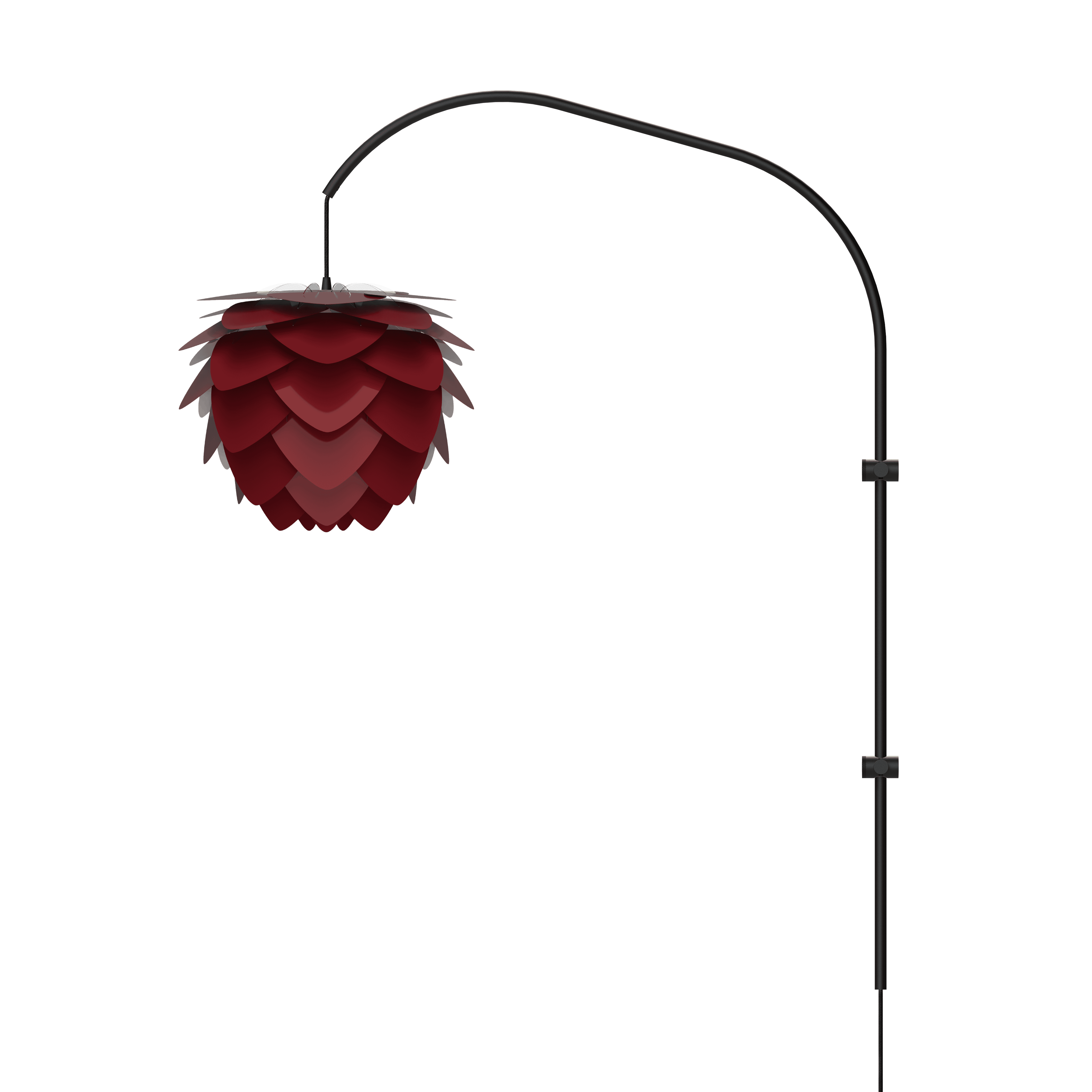 Podstawa lampy ściennej WILLOW SINGLE czarny – styl minimalistyczny
