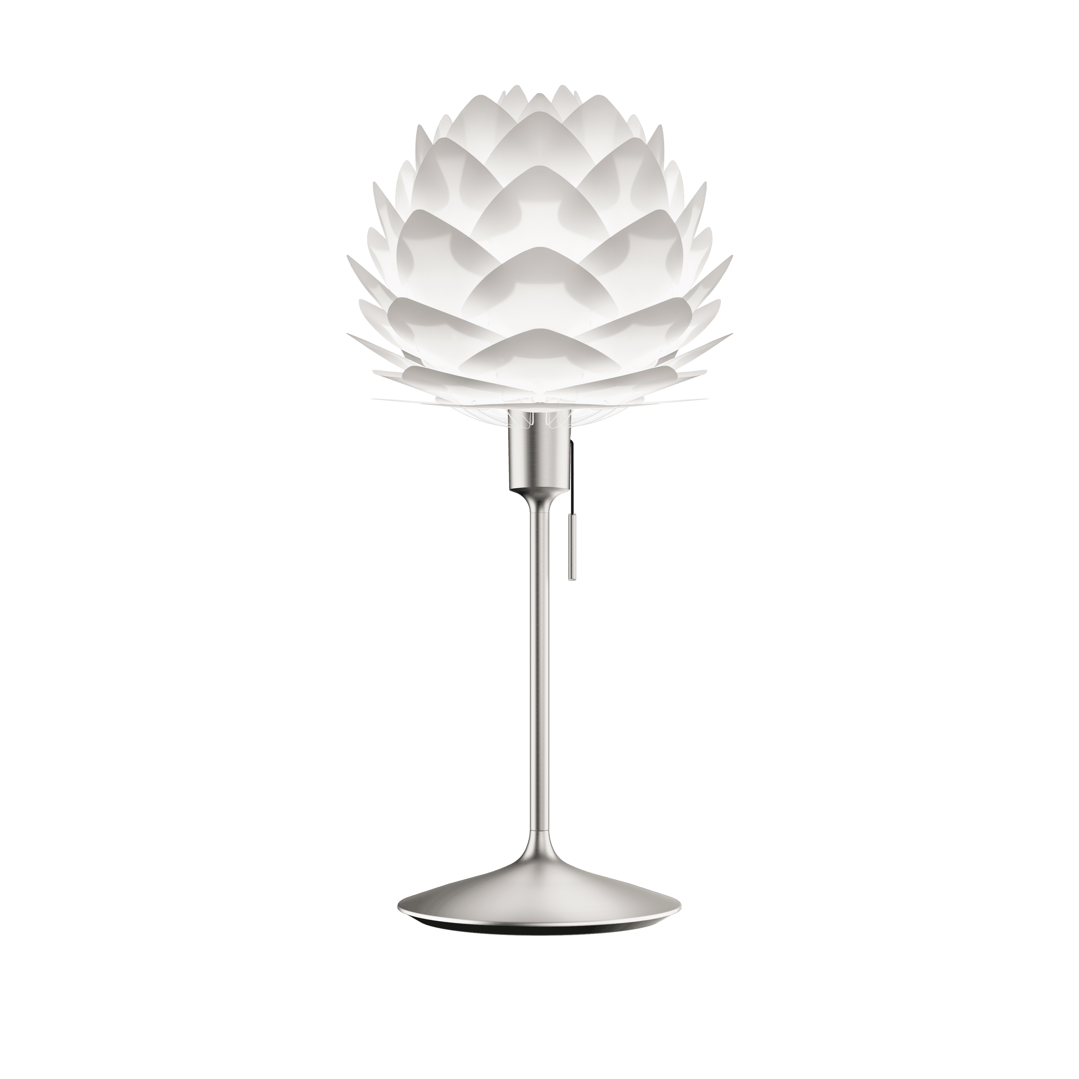 Podstawa lampy stołowej SANTE TABLE srebrny – mosiądz
