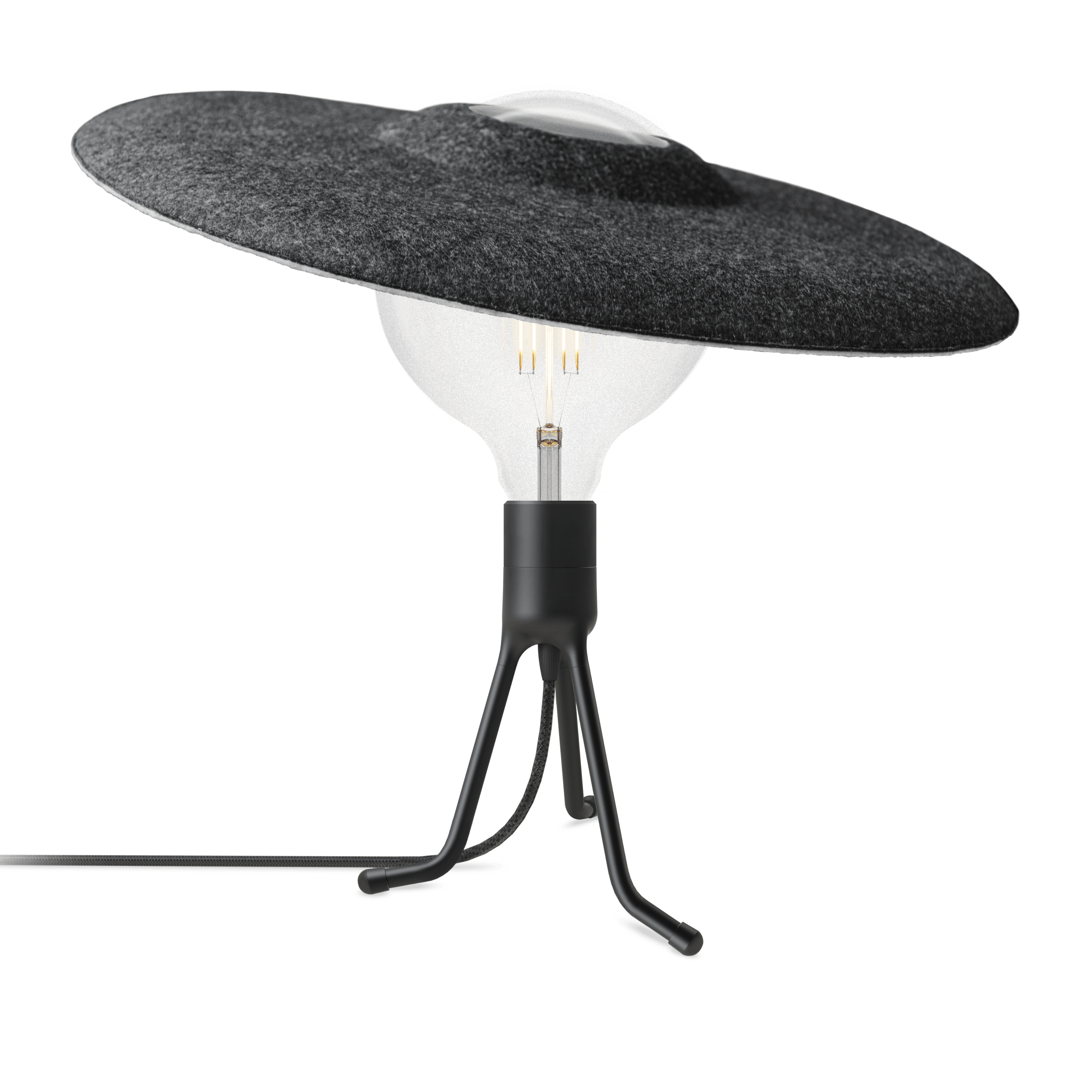 Podstawa lampy stołowej TRIPOD BASE czarny trójnóg, marka Umage