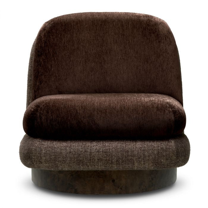 Draaistoel GALIANO bruin
