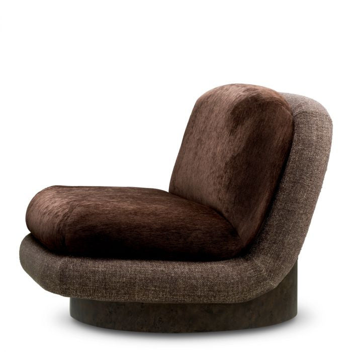 Draaistoel GALIANO bruin