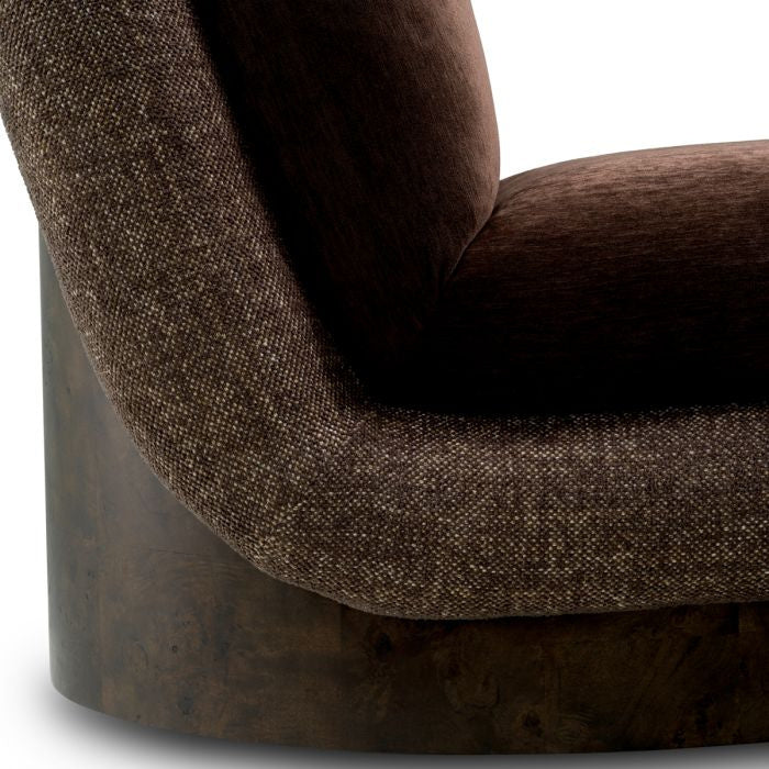 Draaistoel GALIANO bruin