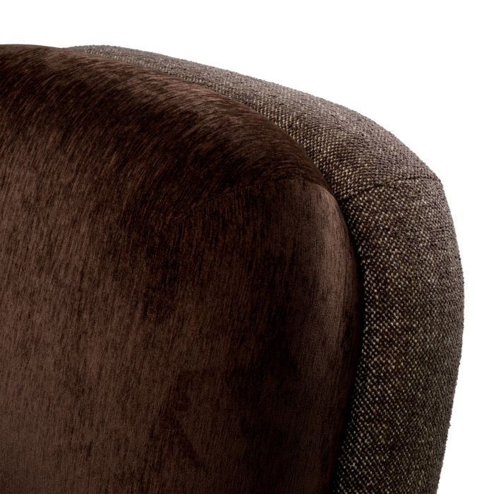Draaistoel GALIANO bruin
