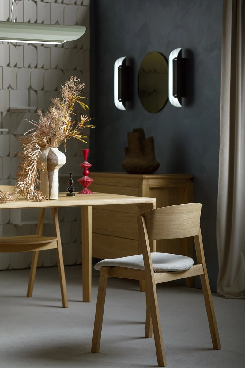 Wandlamp APOLIN zwart met wit