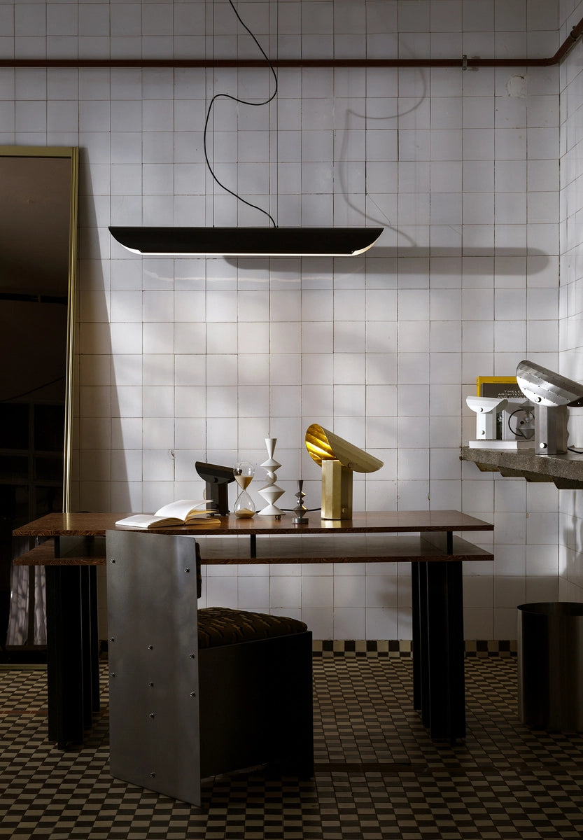 APOLIN white linear pendant lamp