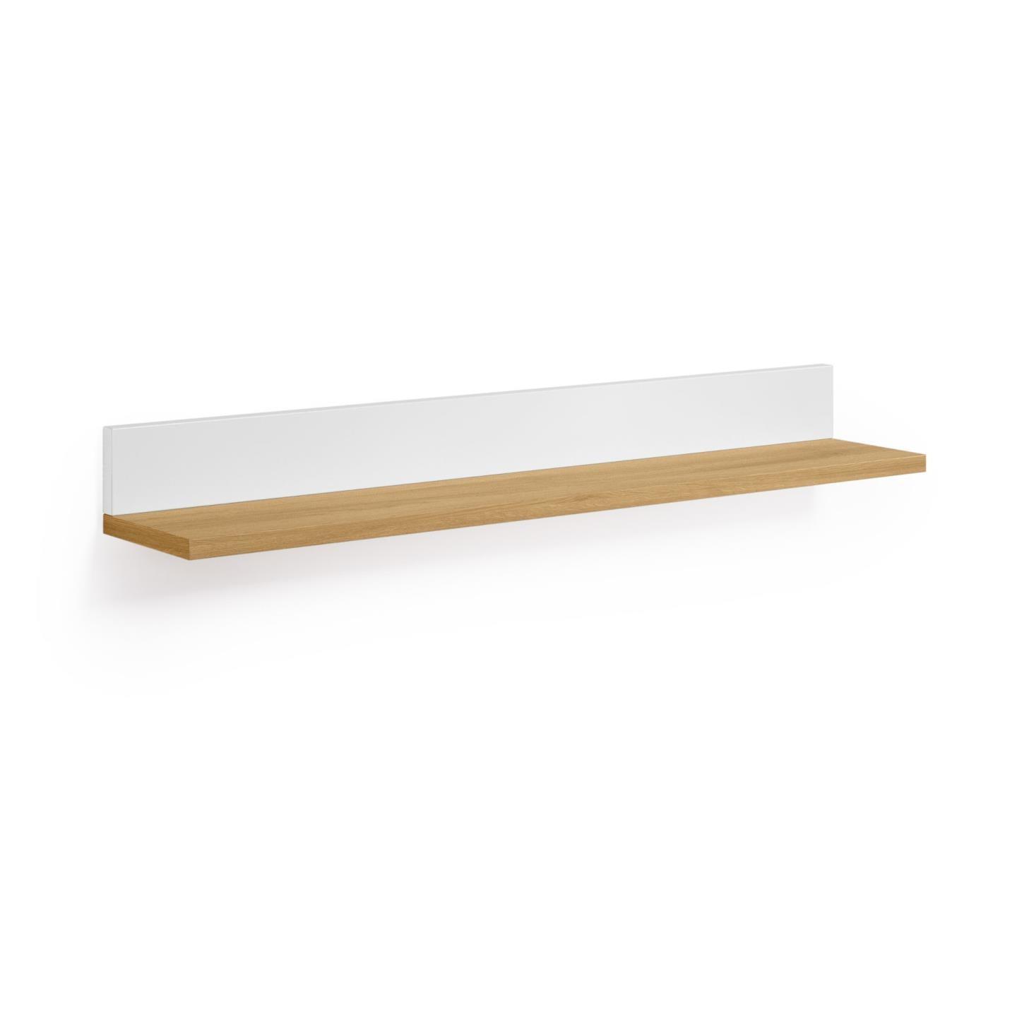 Półka wisząca ABILEN biały – styl minimalistyczny