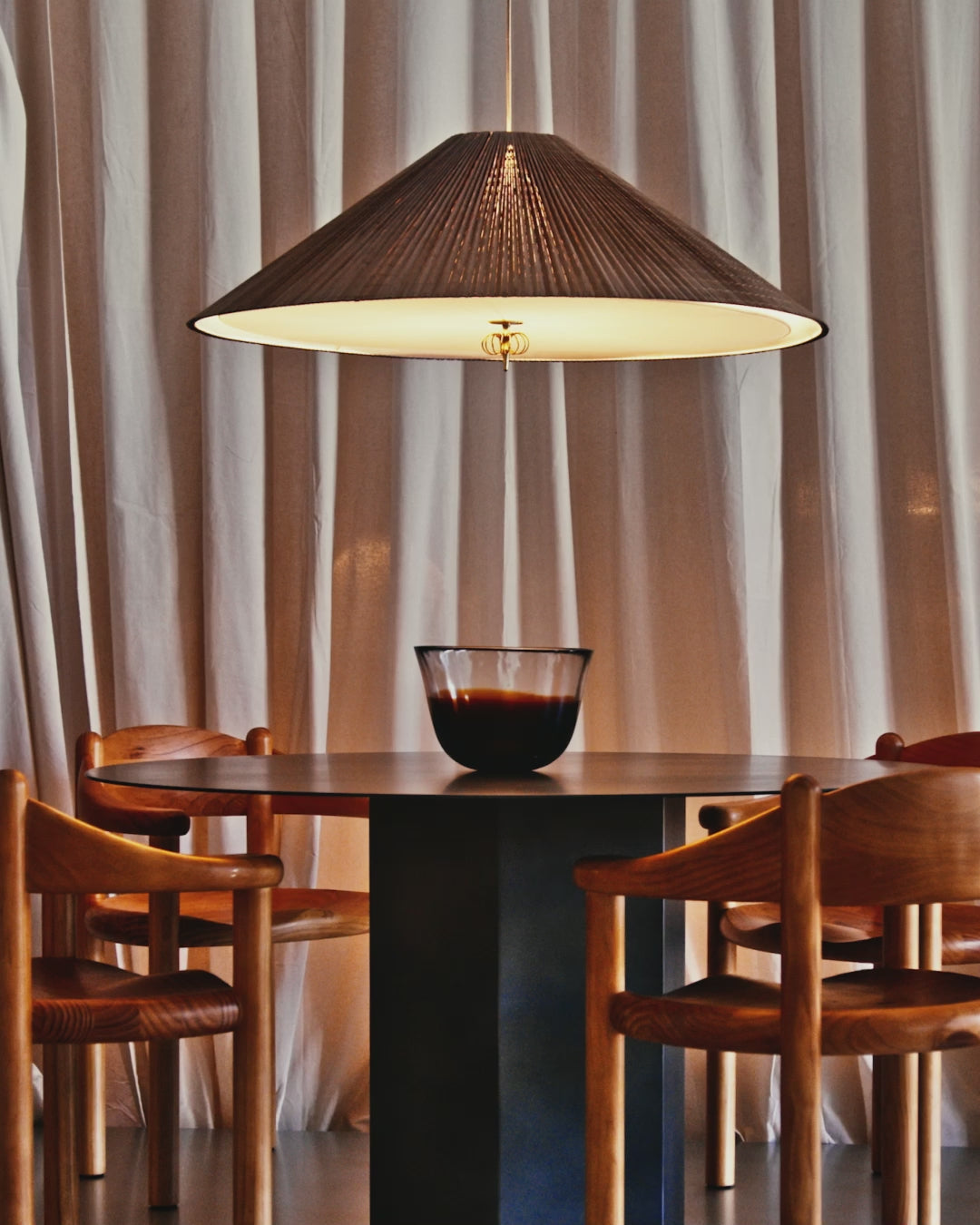 Hanglamp 1972 bamboes