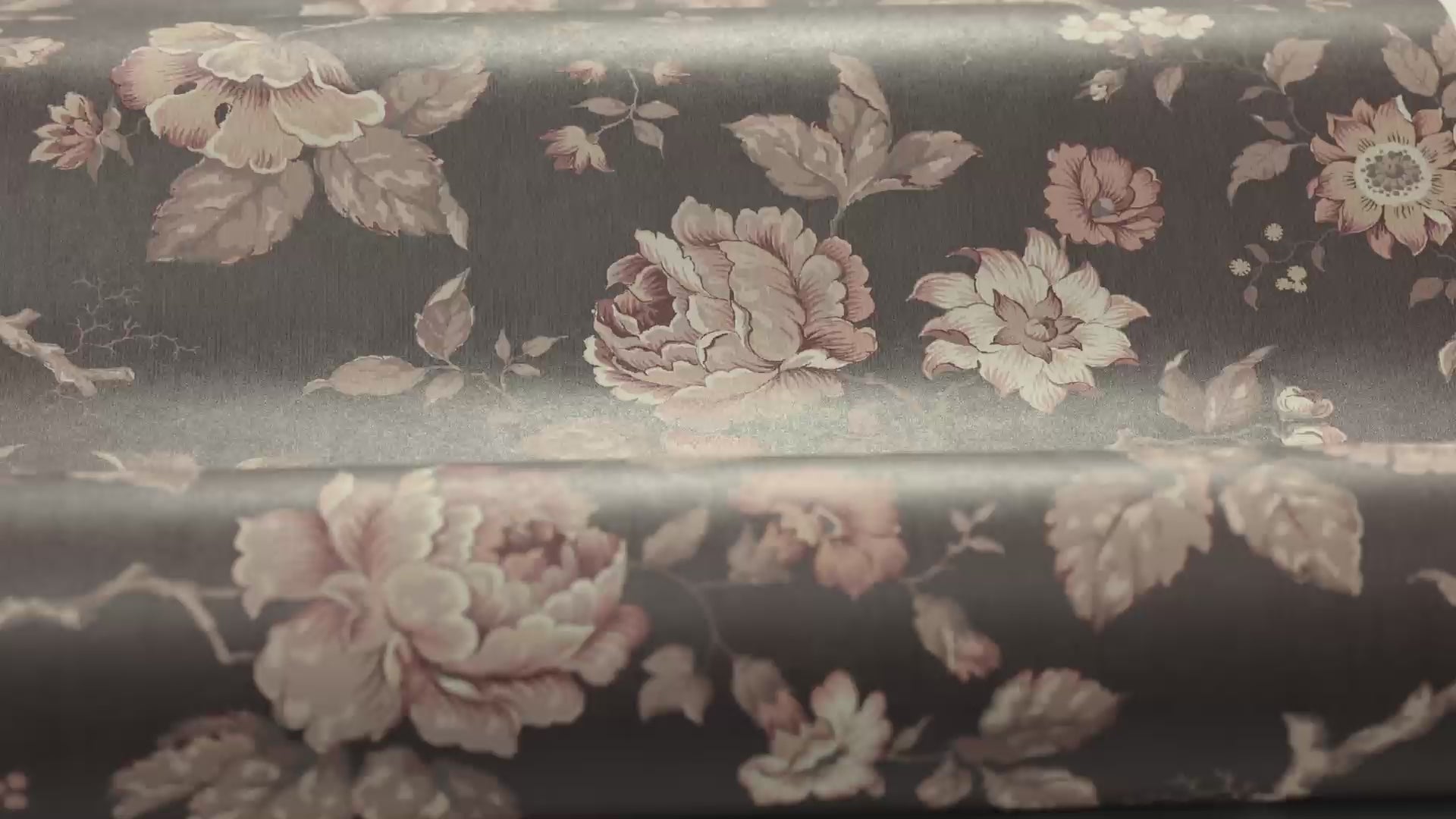 Behang met plantenmotief ROSENTRAD bruin