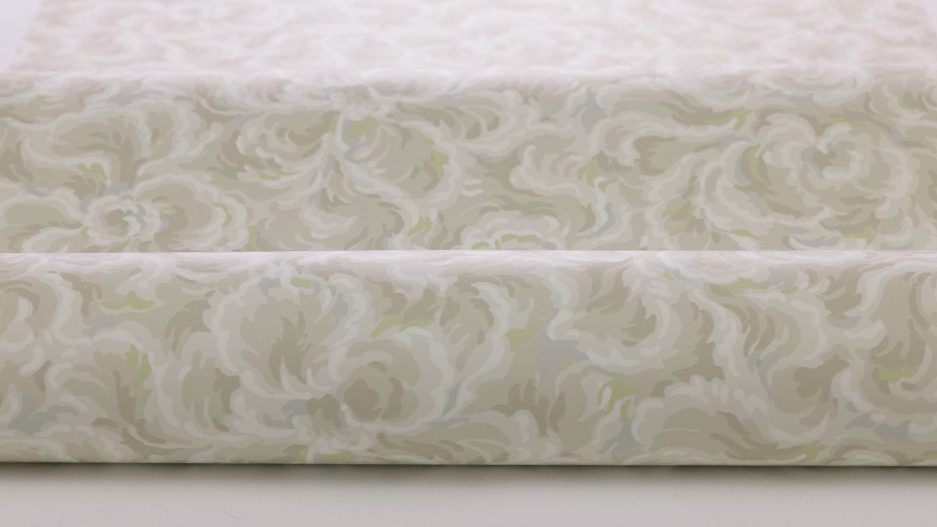 Non-woven paper wallpaper with a botanical pattern ÄNGGÅRDEN beige