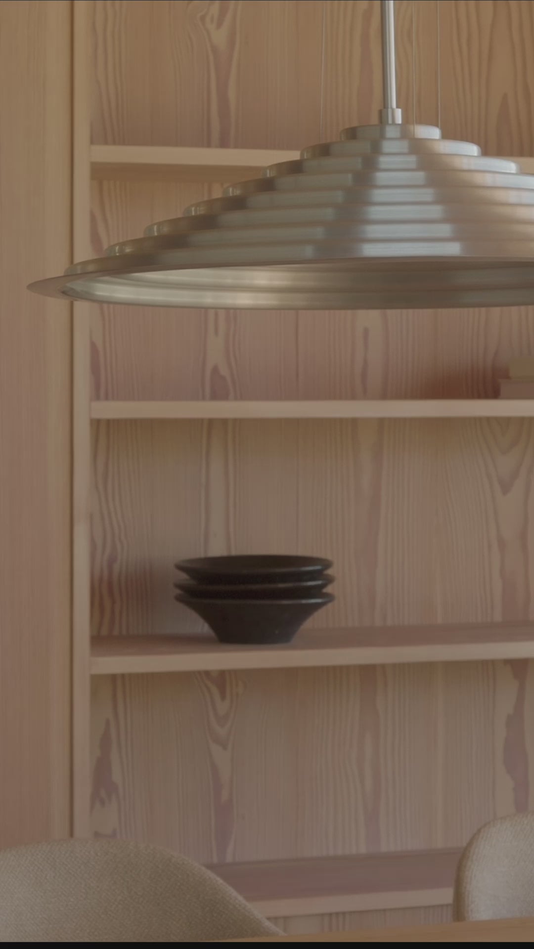 Hanglamp CHANCERY gepolijst aluminium