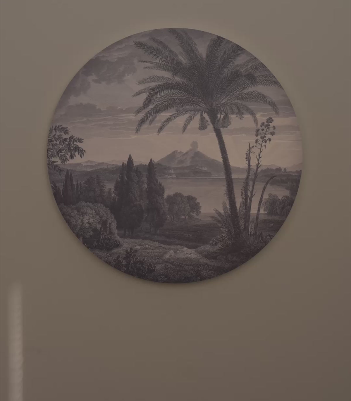 Wall Lamp DOTS LIGHTING - TROPICAL VOLCANO VISTA muted blue