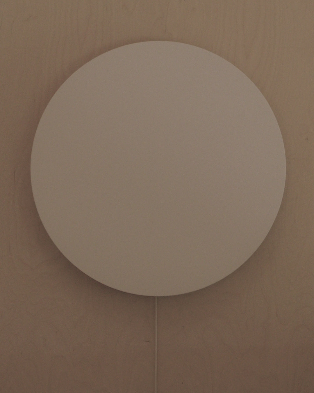 Wandlamp CALM wit met oranje rand