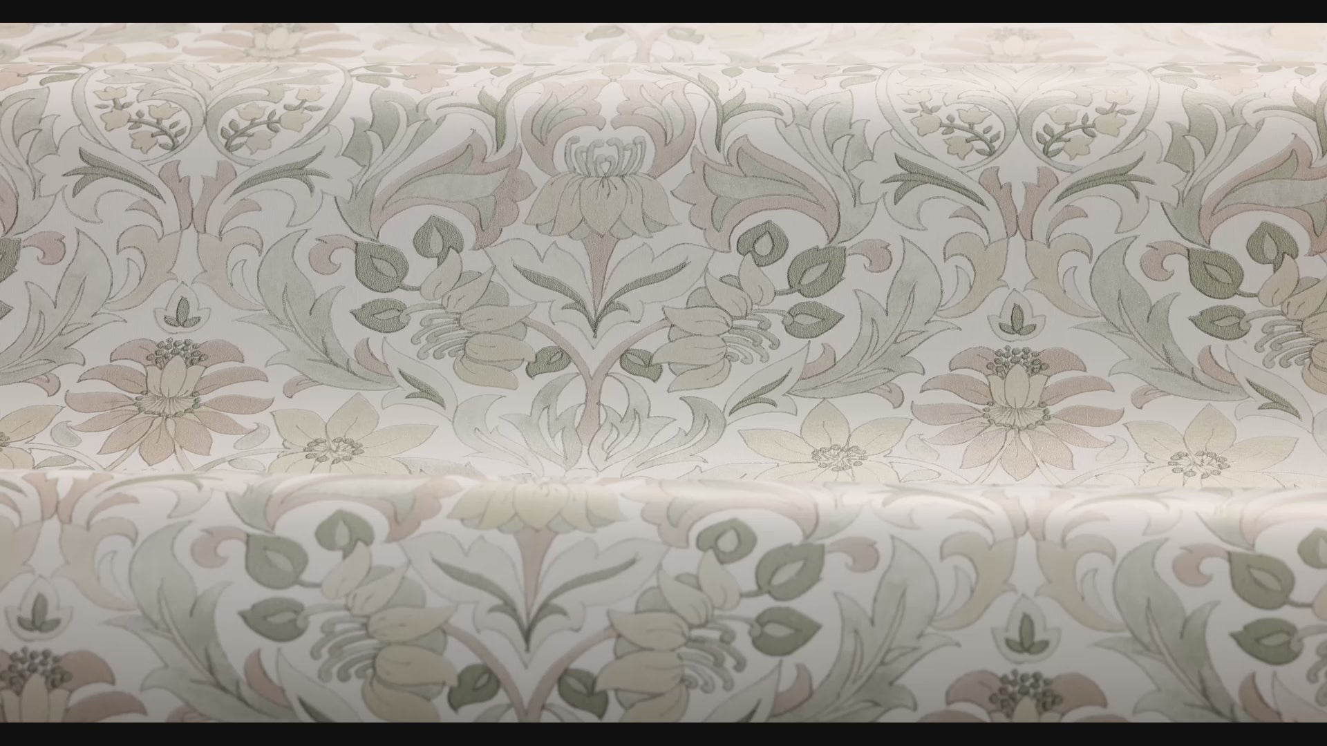 Beige wandtapijt met plantenmotief BLOMSTERFRÖJD