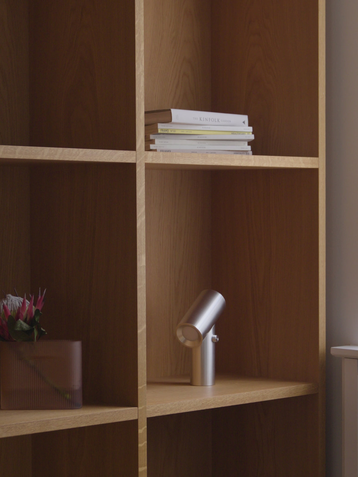 Draagbare lamp BEAM gepolijst aluminium