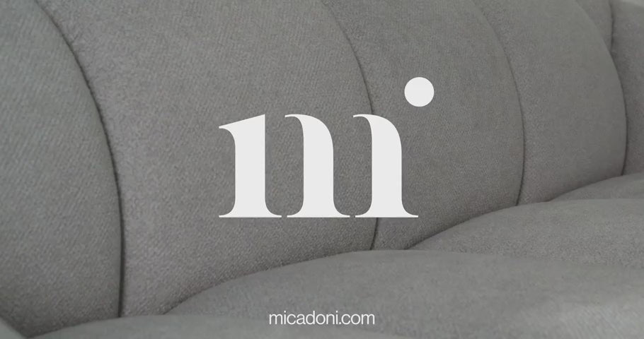 4-seater left-facing corner sofa DIANA dark green chenille