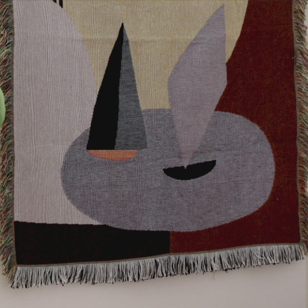 Narzuta BIRD TAPESTRY aus Bio-Baumwolle