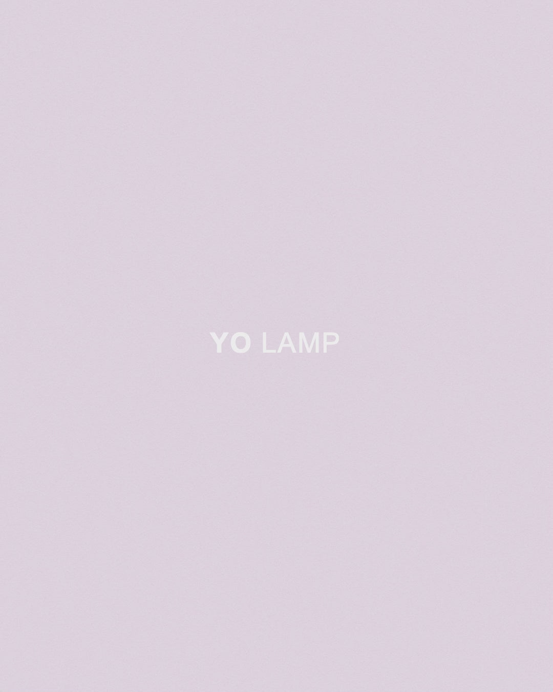 Draagbare lamp YO wit