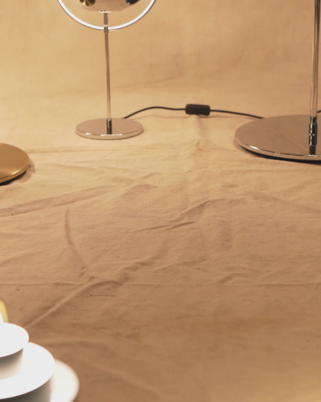 Draagbare lamp MULTI-LITE chroom