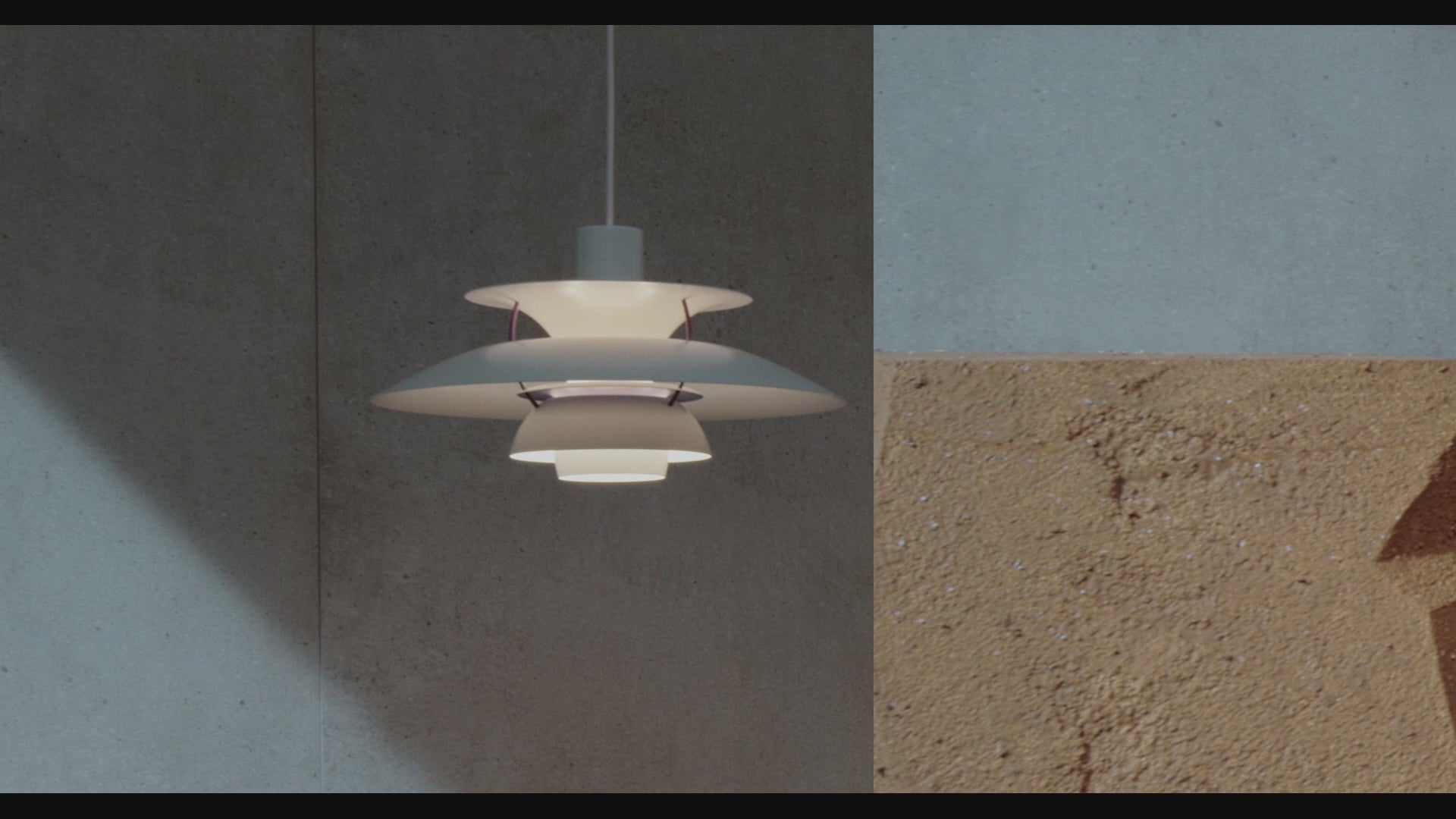 Pendelleuchte PH 5 weiß mit Kupfer