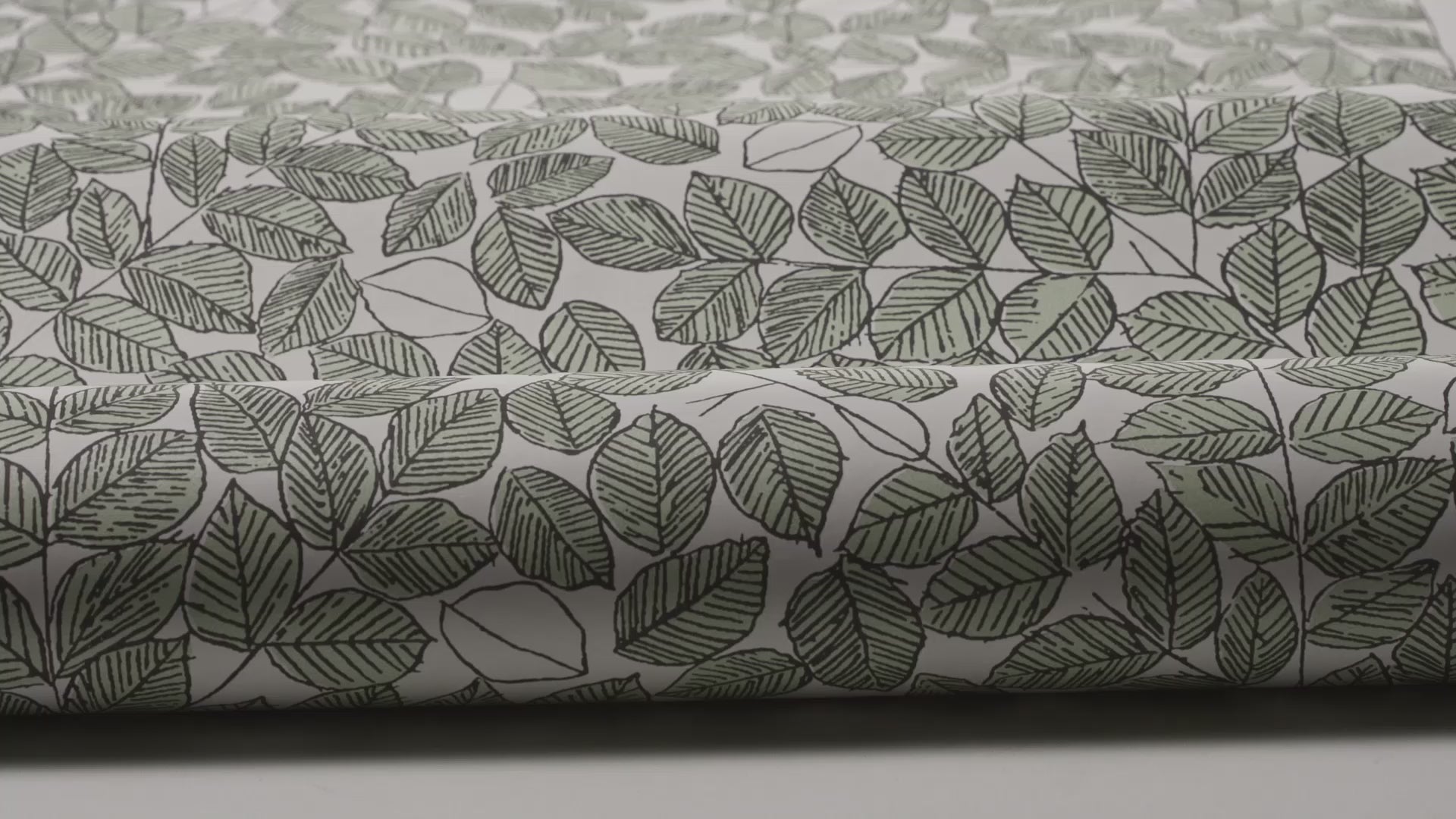 Behang met plantmotief bladeren ROMANS groen