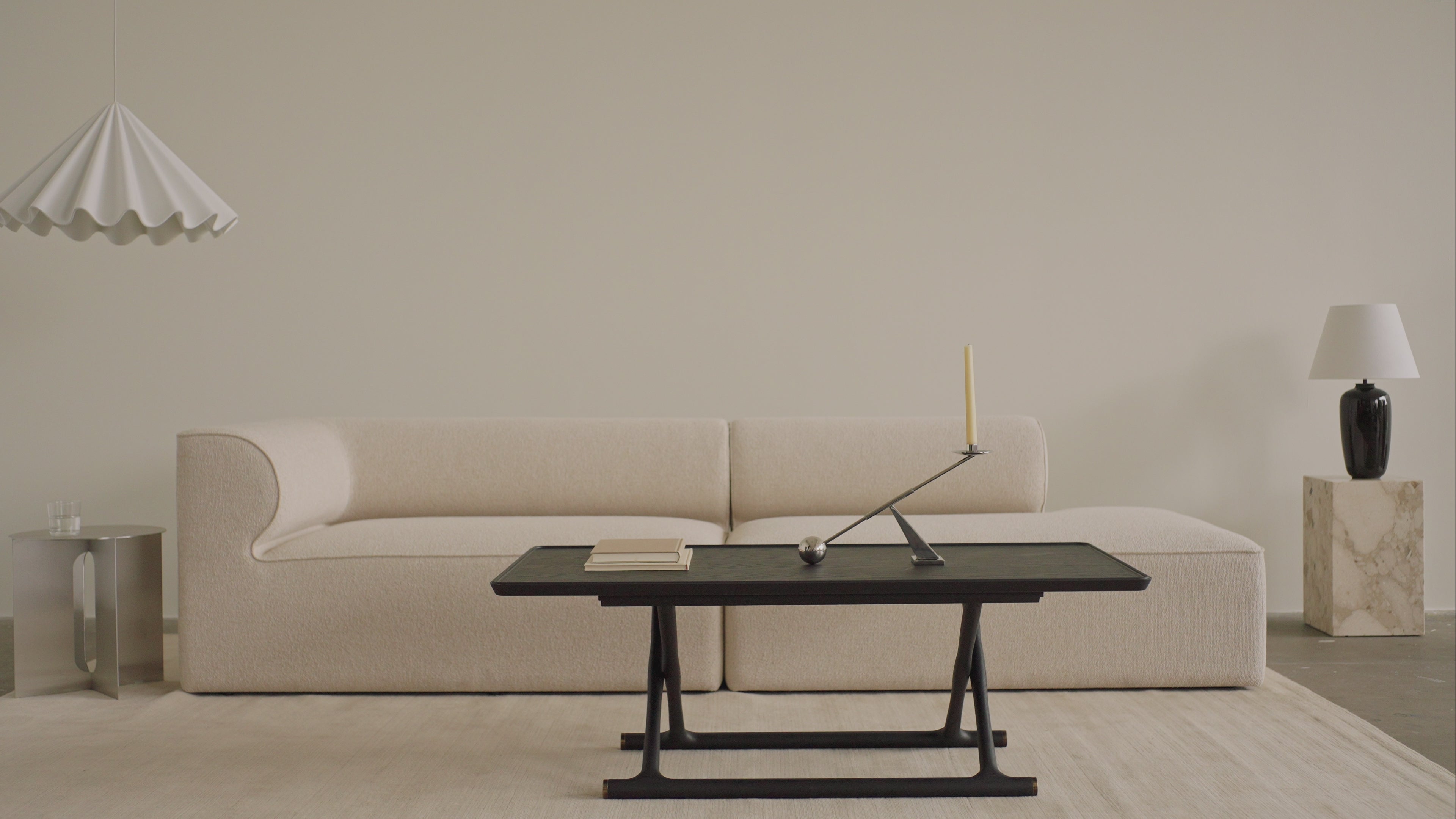 JÄGER walnut wood coffee table