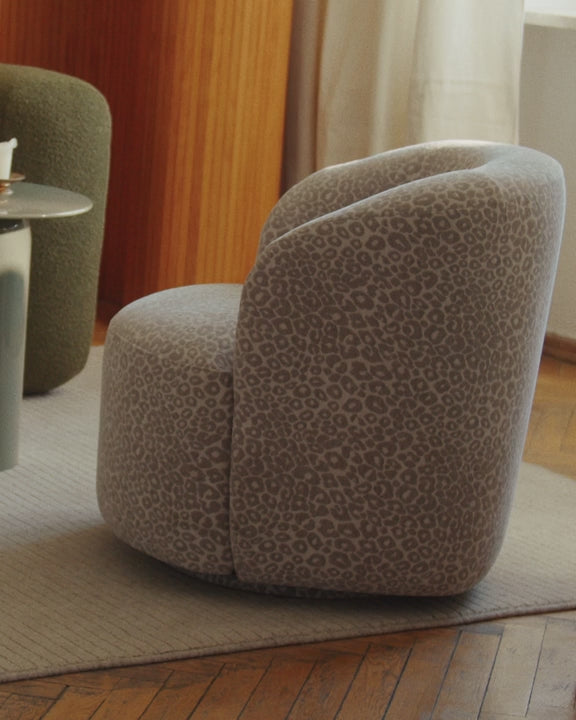 Draaifauteuil LETIZIA baksteen