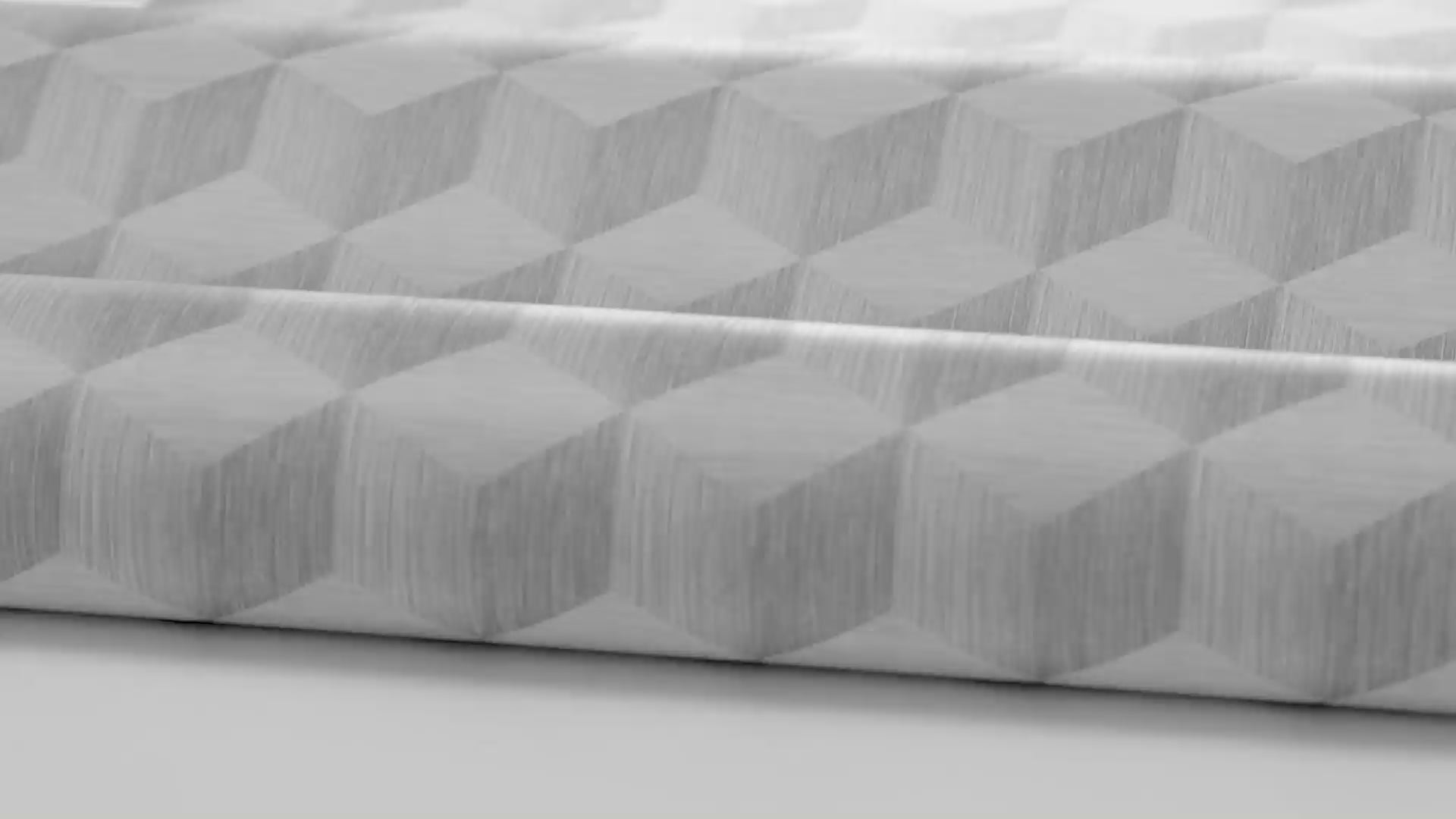 Vliesbehang van papier met geometrisch patroon CUBE grijs