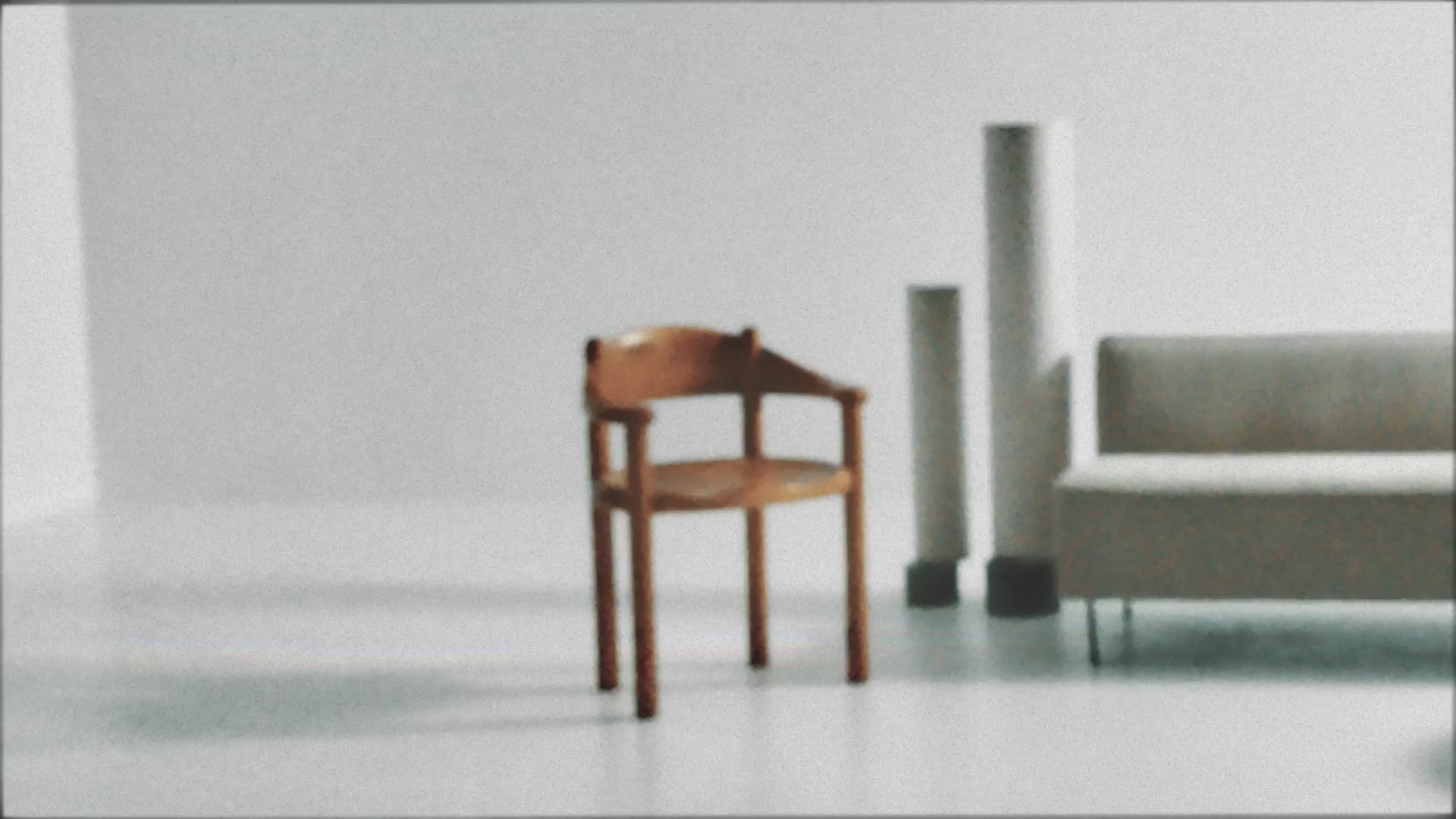 DAUMILLER Armchair with Armrests Black Pine Wood