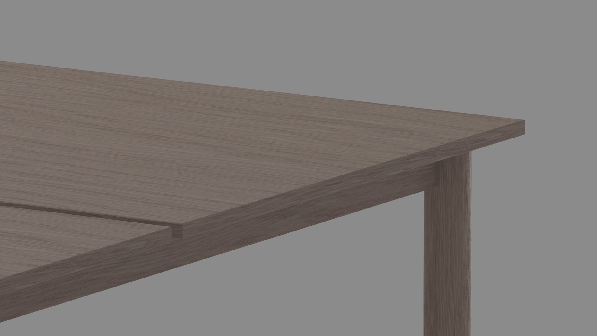 Bureau tafel LINEAR SYSTEM zwart essenhout fineer