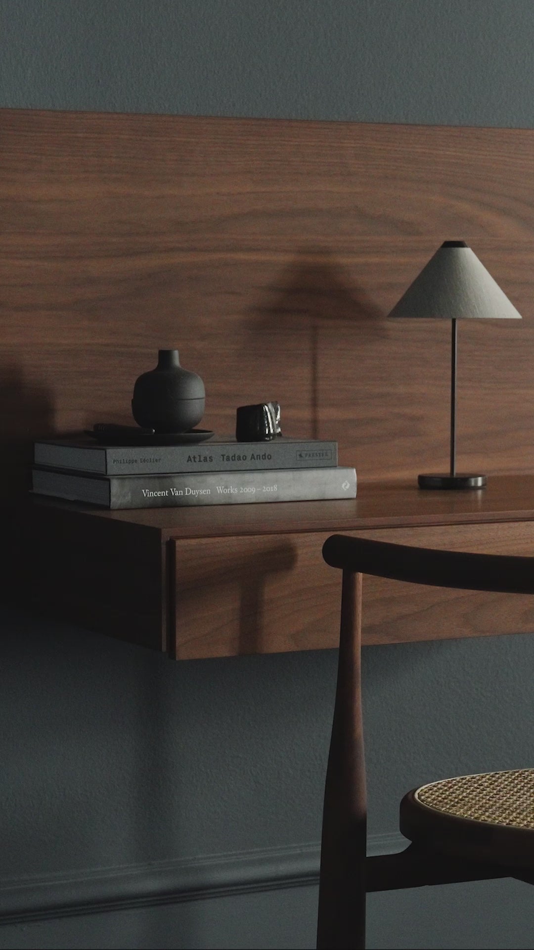 Wandkast TANA notenhout