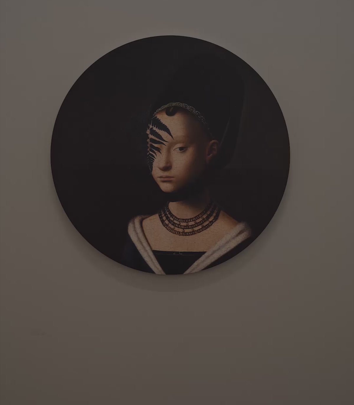 Wall lamp DOTS LIGHTING - LADY FERN dark brown