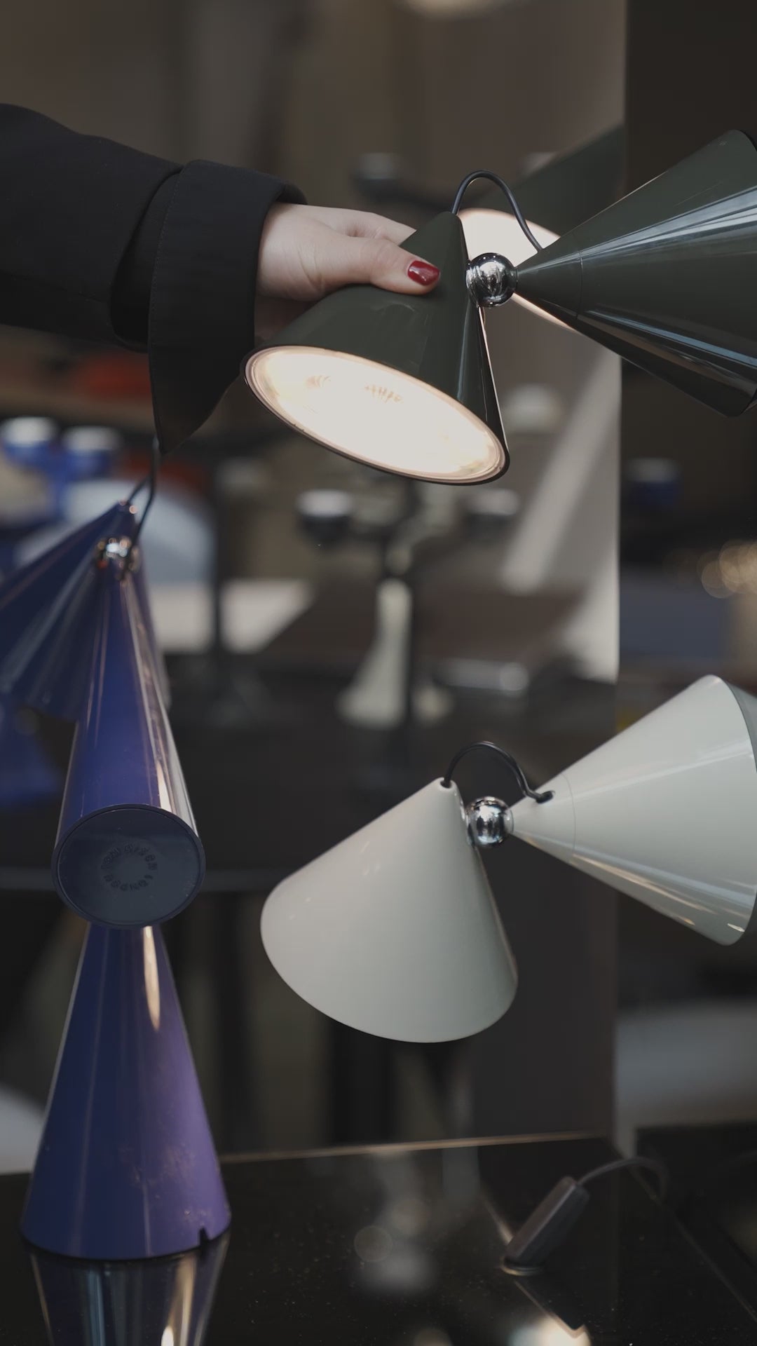 Tafellamp POSE grijs