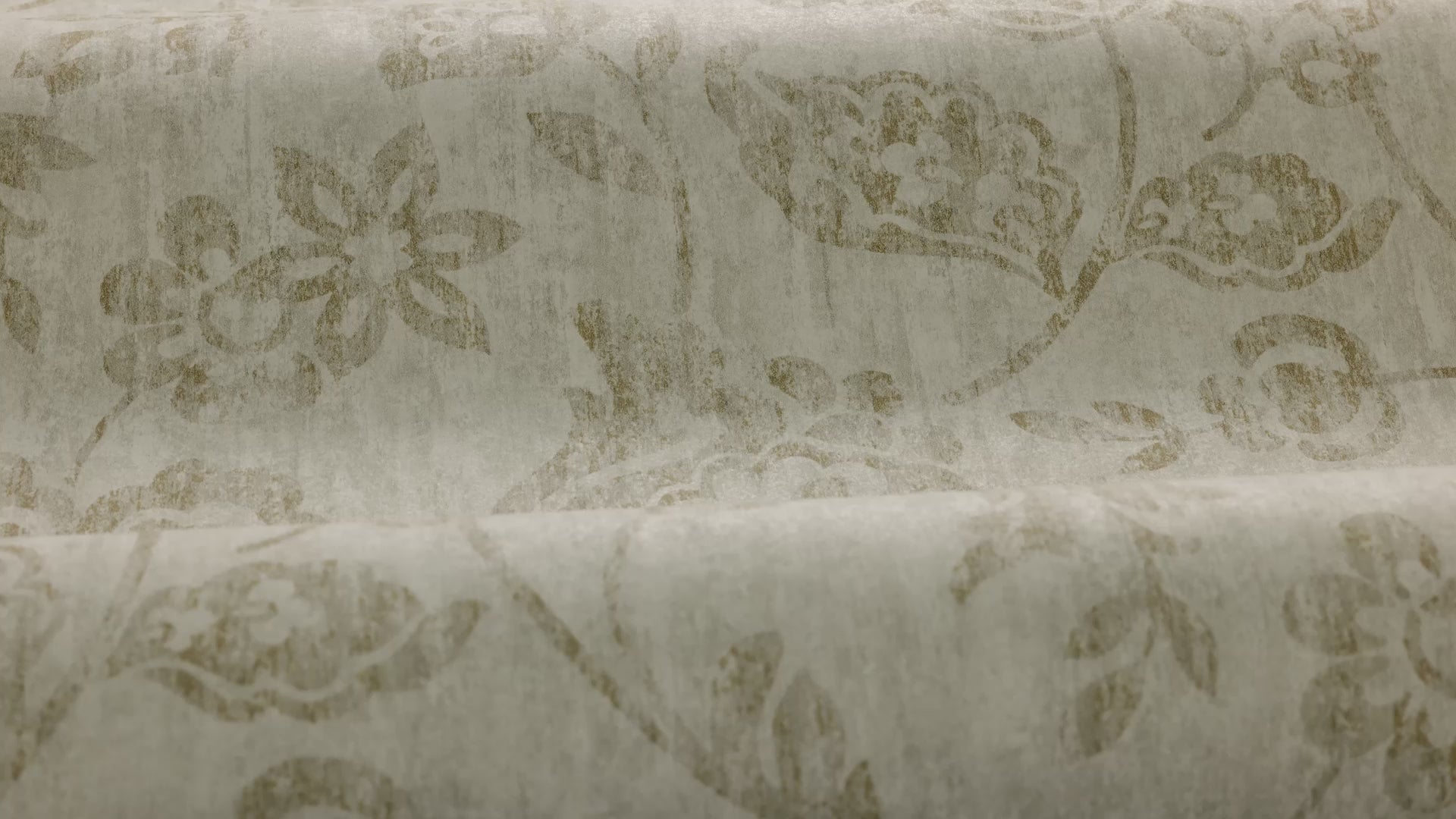 Vlies-Tapete mit pflanzlichem Muster CORNELIA beige