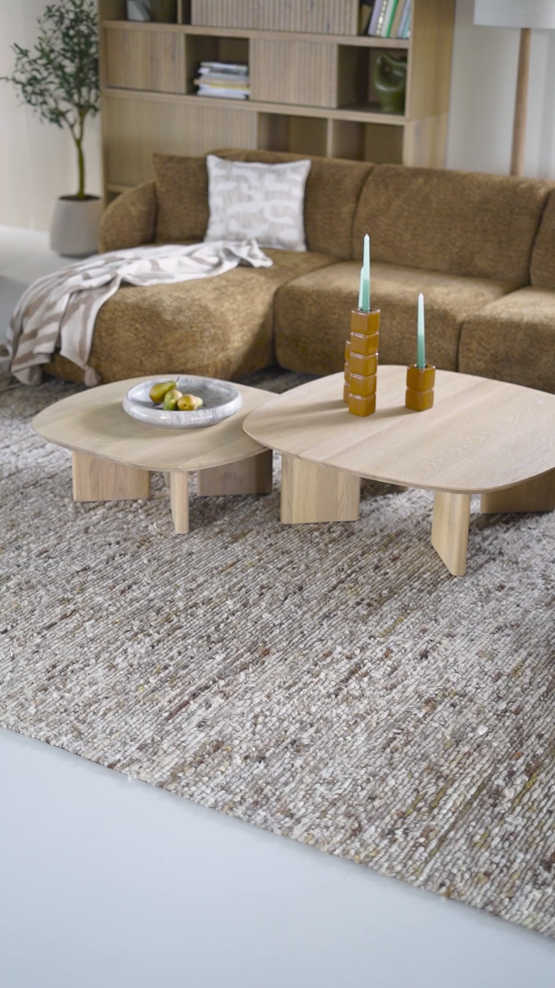 STEF Oak Wood Coffee Table