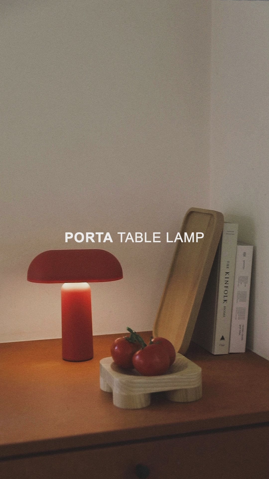 PORTA portable lamp brown