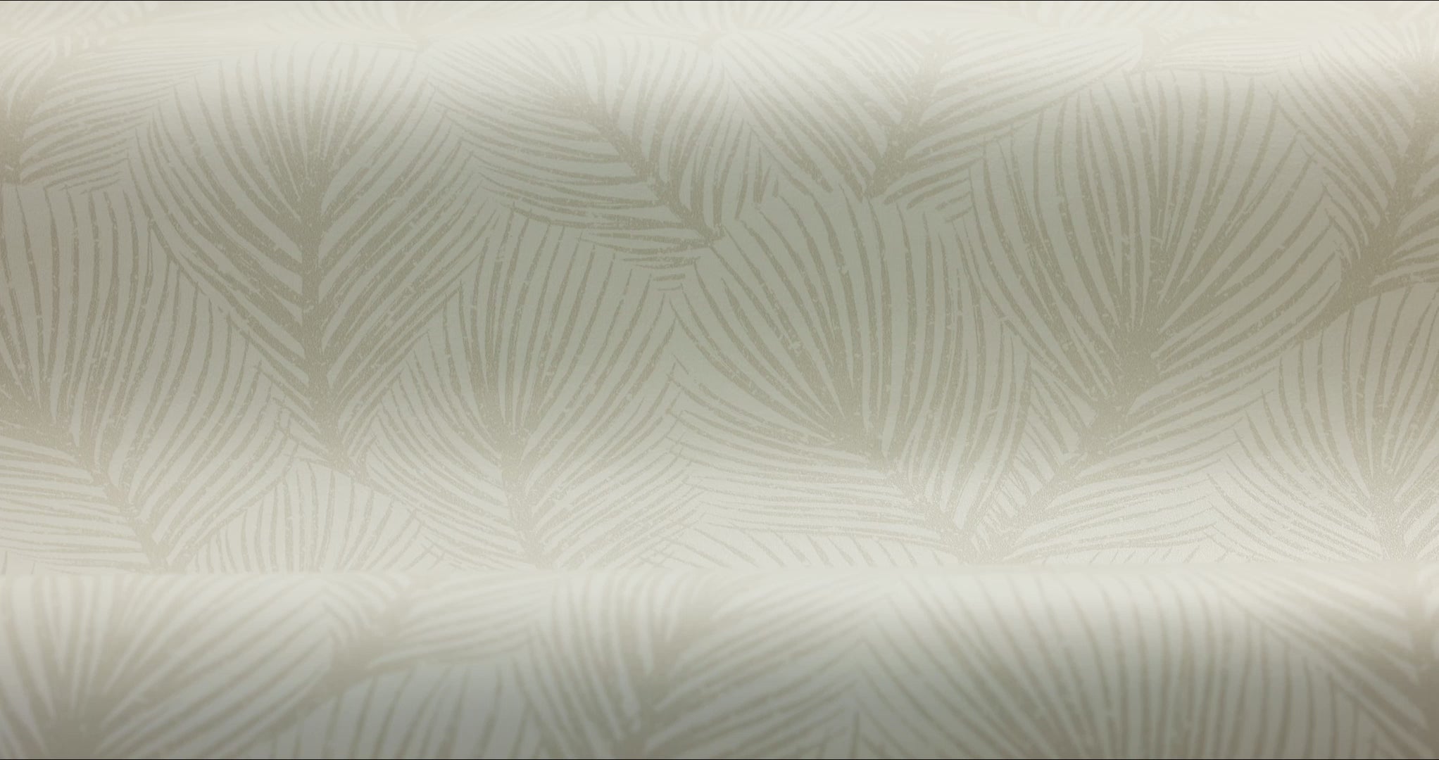 Behang met een plantmotief in dennenboom PINE TREE beige