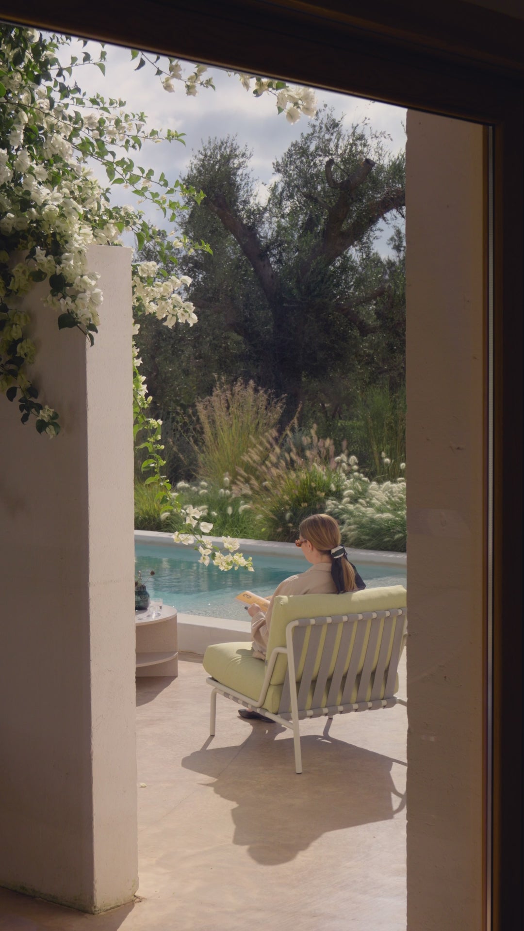 Vase KINK himmelblau