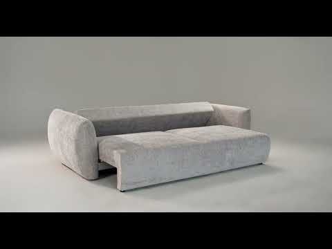 Fluwelen poef MATERA chocolade