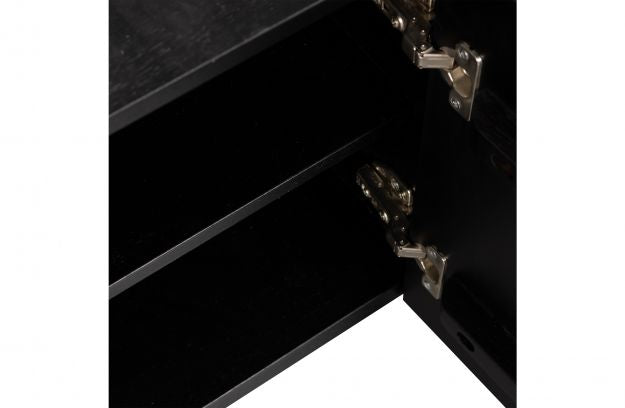 RTV Council Kabinet Black Mango Wood