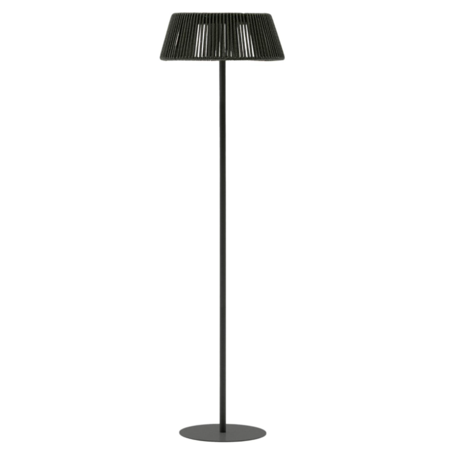 Außenstehlampe Aldet Dunkelgrünes Seil