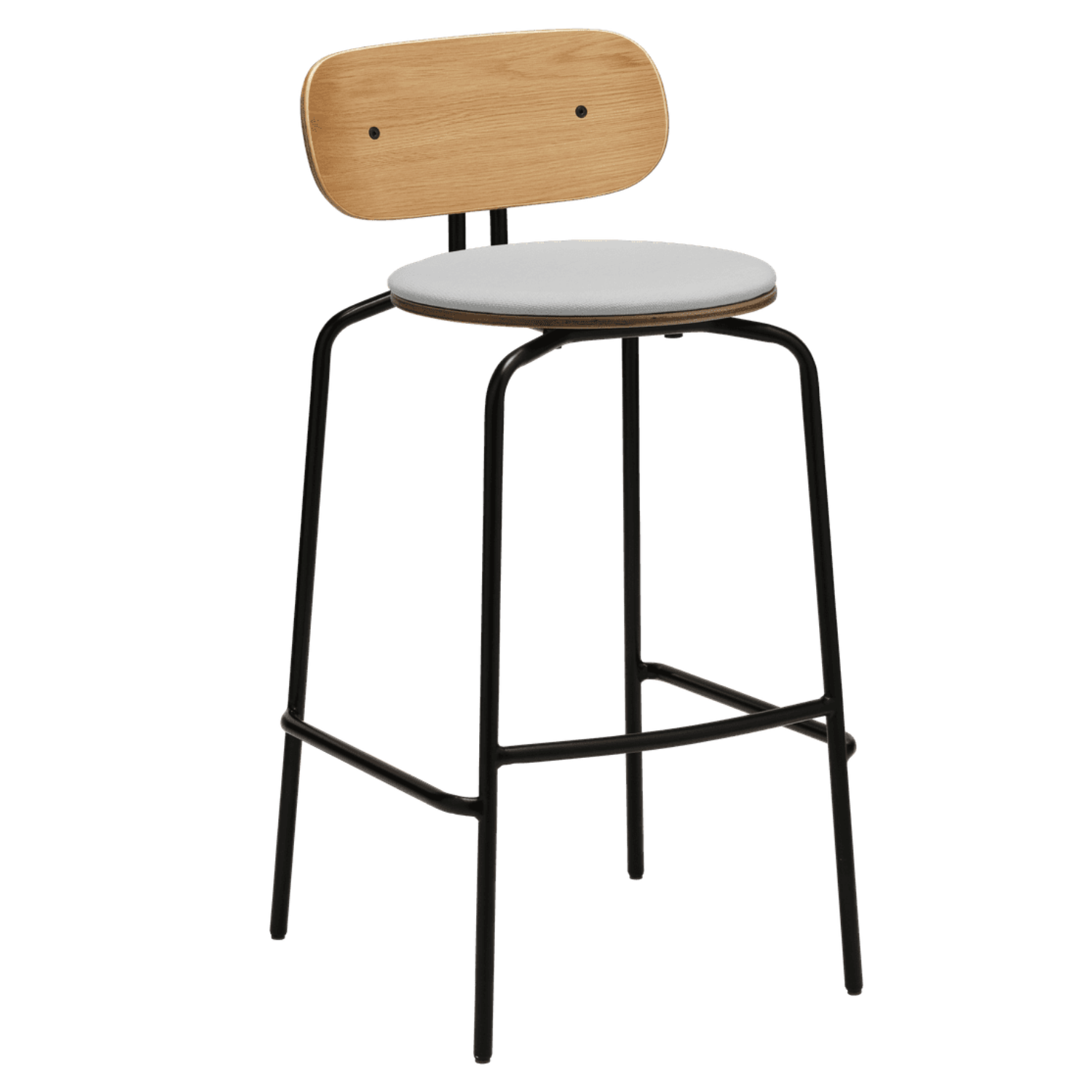 Hocker Curious Baby Blue with a black base