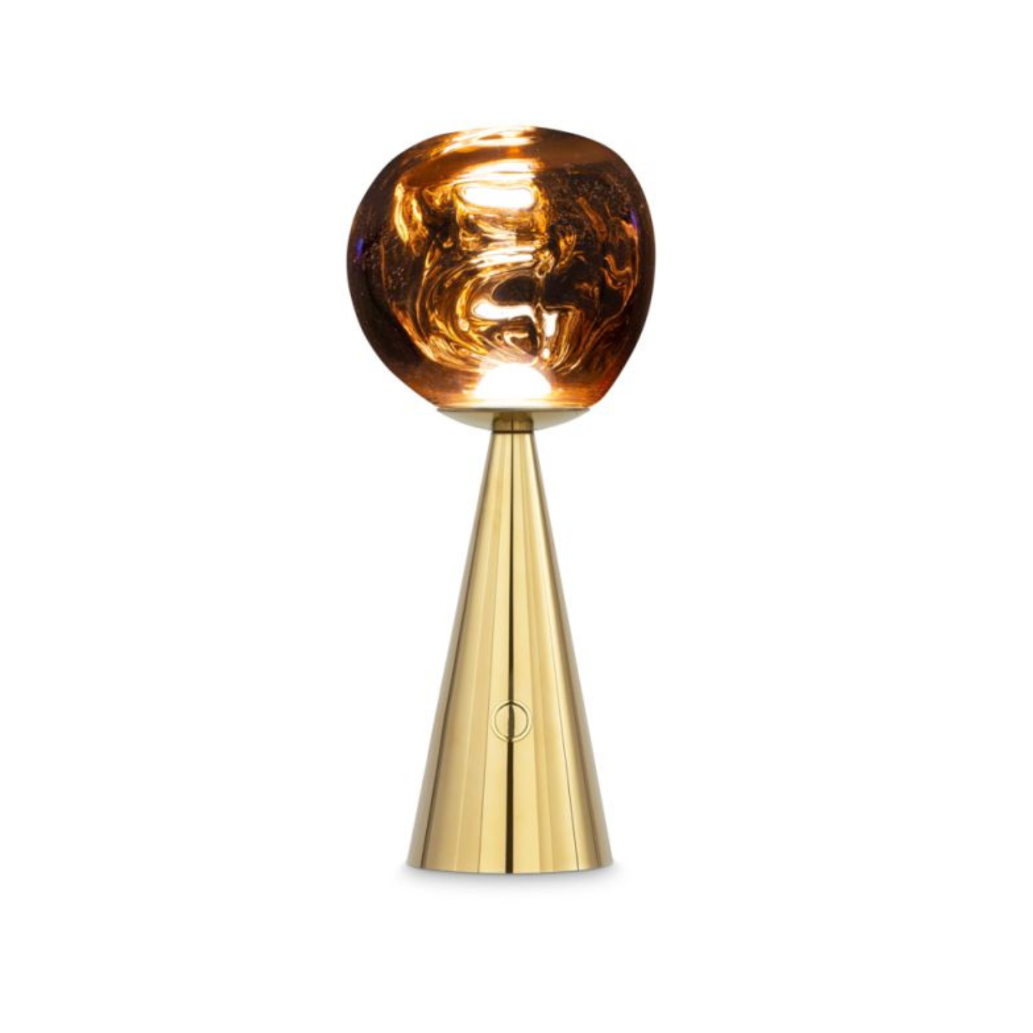 Draagbare lamp MELT goud